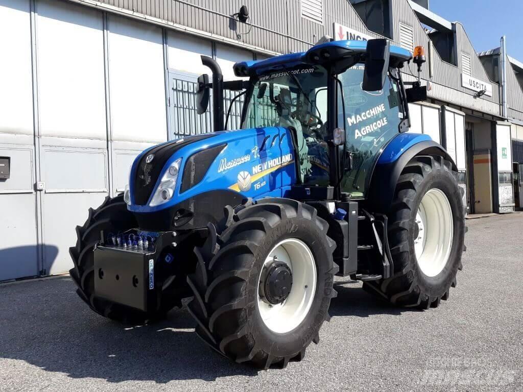 New Holland T6.165 Lame spazzaneve e aratri