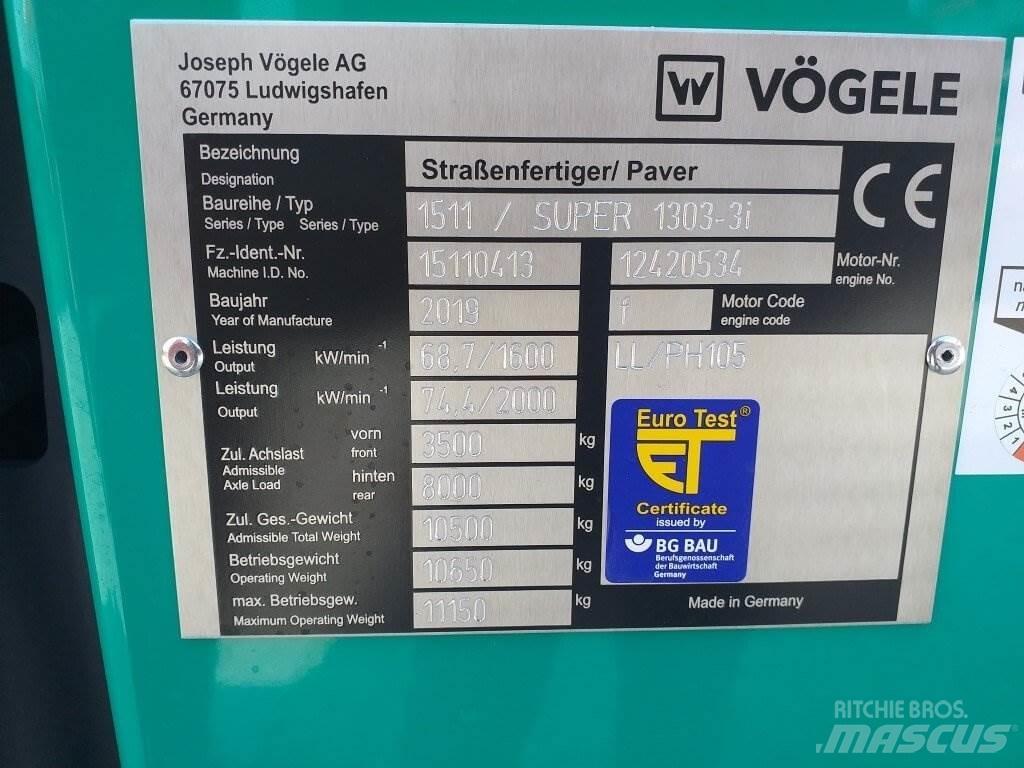 Vögele Super 1303-3i Finitrici