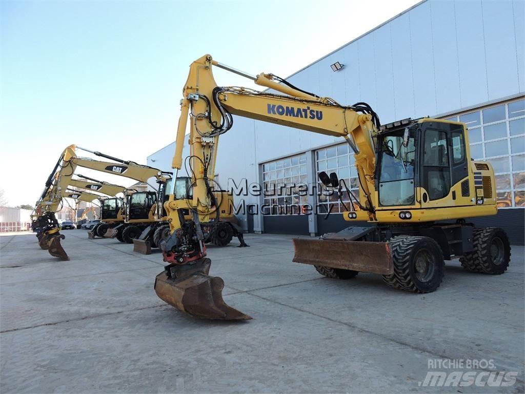 Komatsu PW148 Escavatori gommati