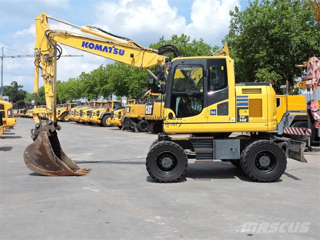 Komatsu PW148 Escavatori gommati