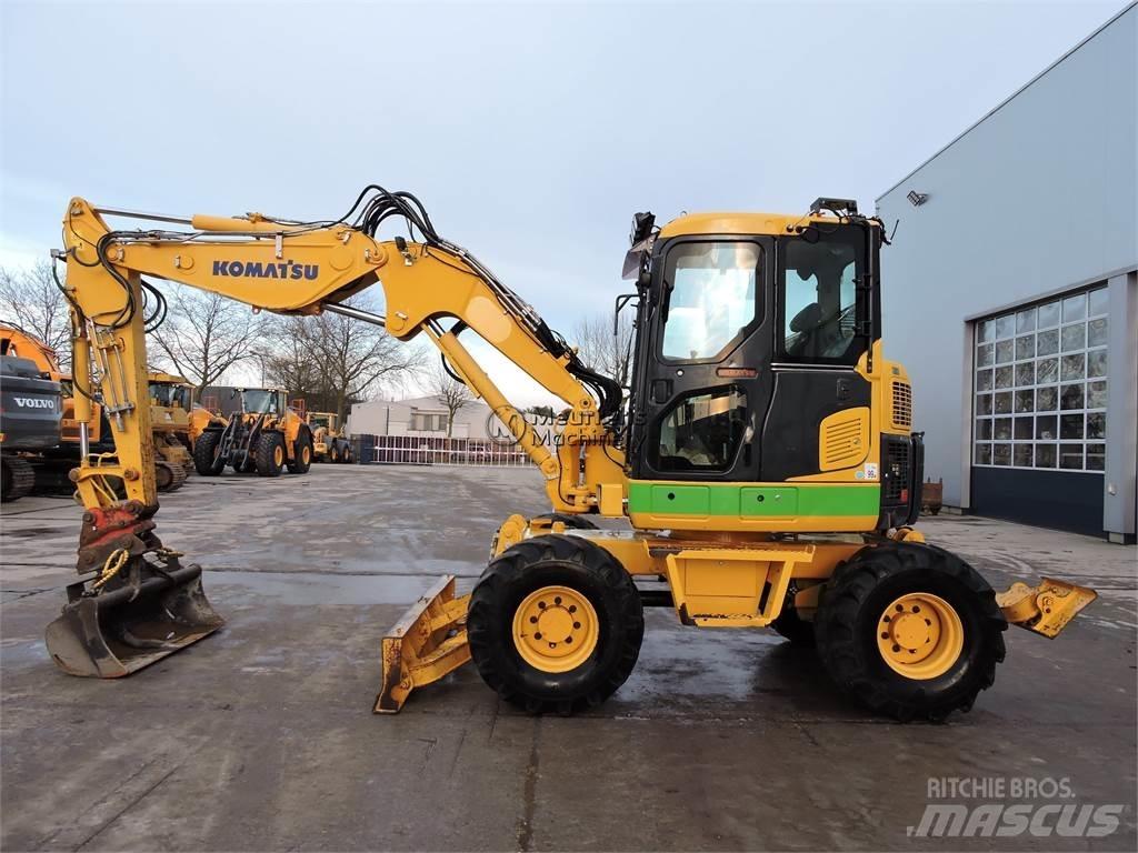 Komatsu PW98 Escavatori gommati