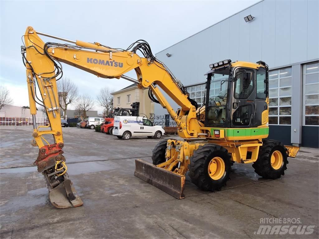 Komatsu PW98 Escavatori gommati