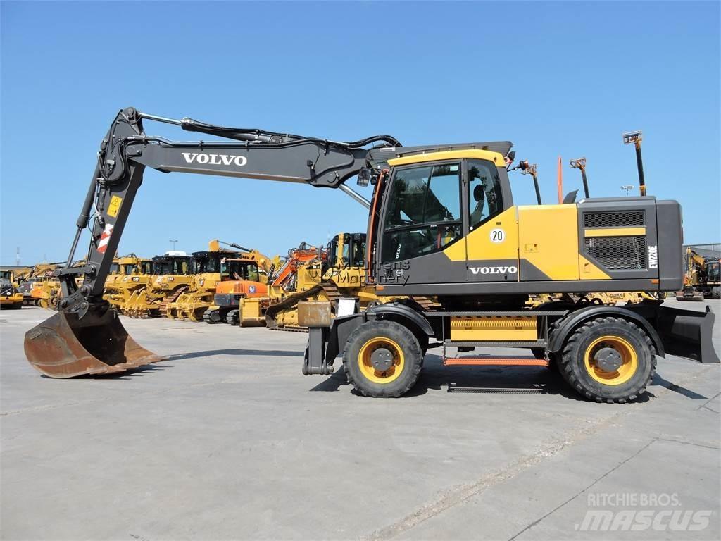 Volvo EW220E GERMAN Escavatori gommati