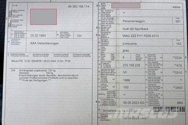 Audi | Q5 Sportback Furgoni altro