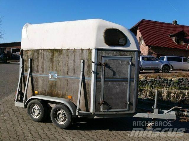  Holz Poly 2 Pferde Rimorchi per trasporto animali