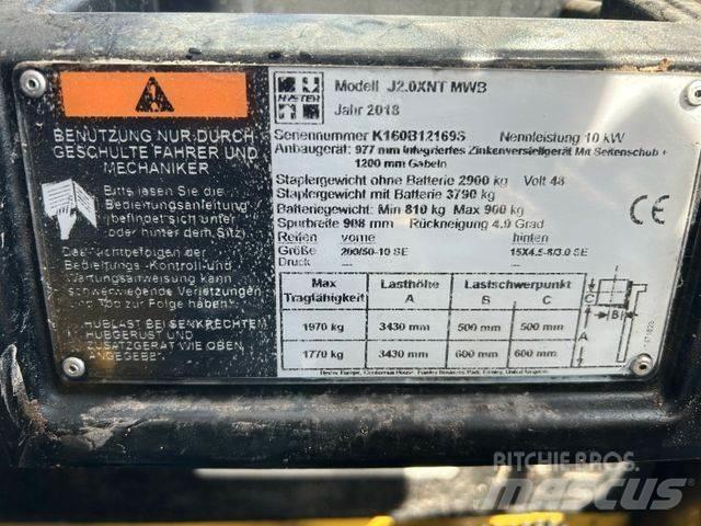 Hyster J2.0XNT MWB Carrelli elevatori elettrici