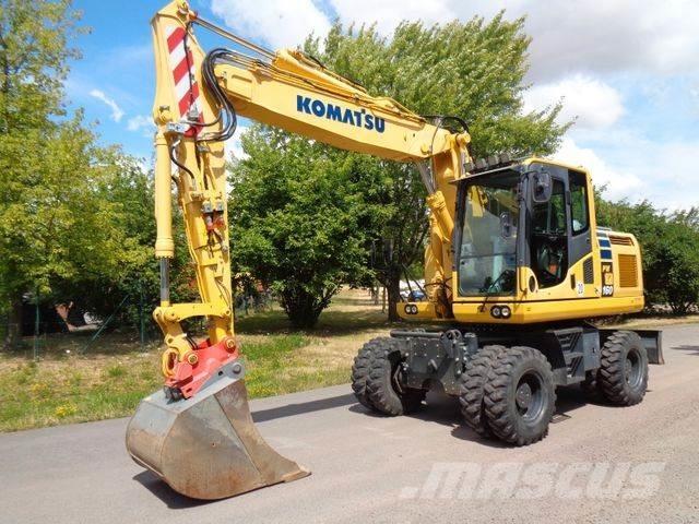Komatsu PW 160-10 Escavatori gommati