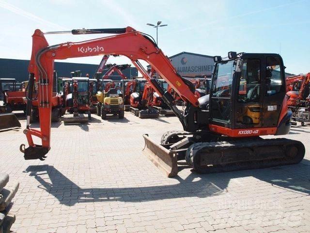 Kubota KX080-4a Miniescavatori