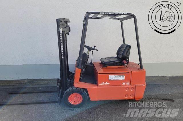 Linde E15 Carrelli elevatori elettrici