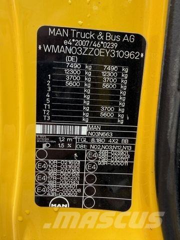 MAN TGL 8.180 BB Camion con sponde ribaltabili