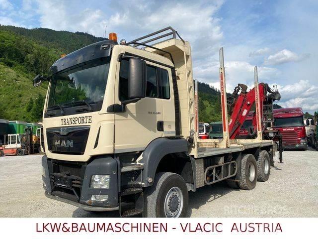 MAN TGS 33.480 6x6 Camion trasporto legname