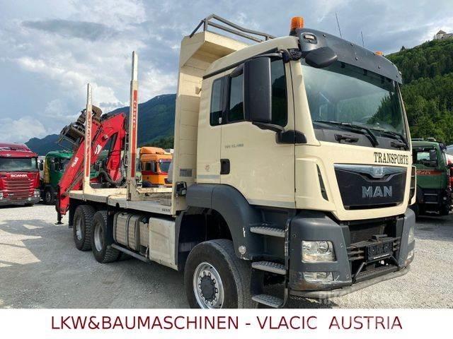 MAN TGS 33.480 6x6 Camion trasporto legname