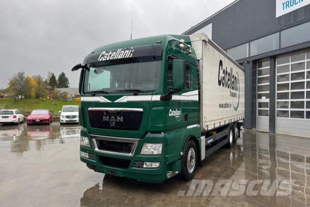 MAN TGX 26.480 6x2 Motrici centinate