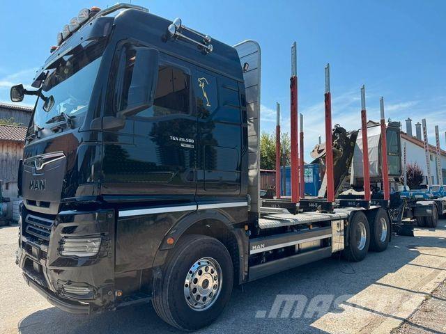 MAN TGX 26.580 Camion trasporto legname