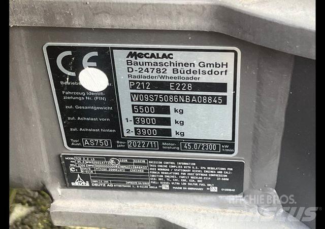 Mecalac AS 750 Pale gommate