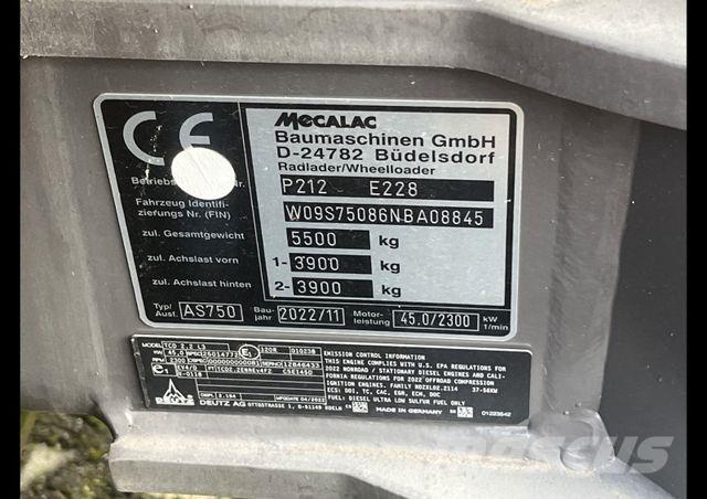 Mecalac AS 750 Pale gommate