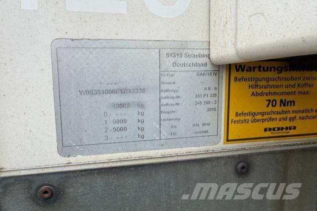 Rohr RAK 18IV Rimorchi a temperatura controllata