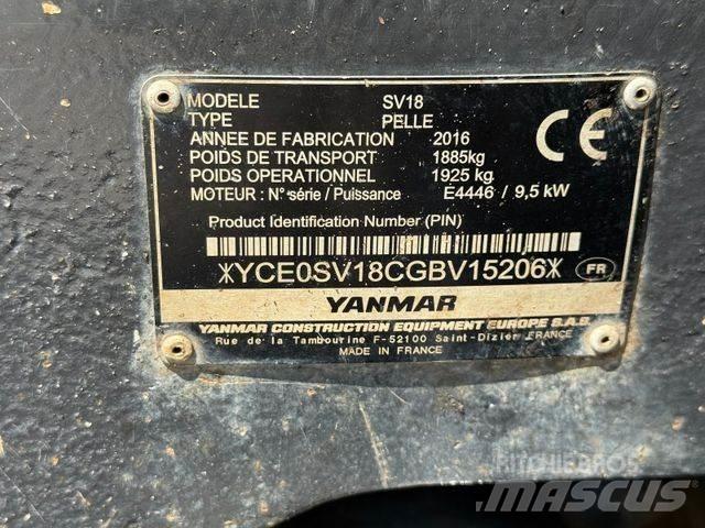 Yanmar SV 18 Miniescavatori