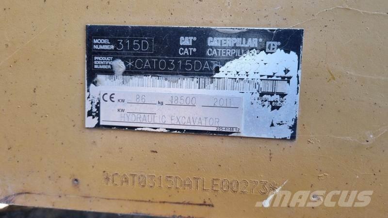 CAT 315DL Escavatori cingolati