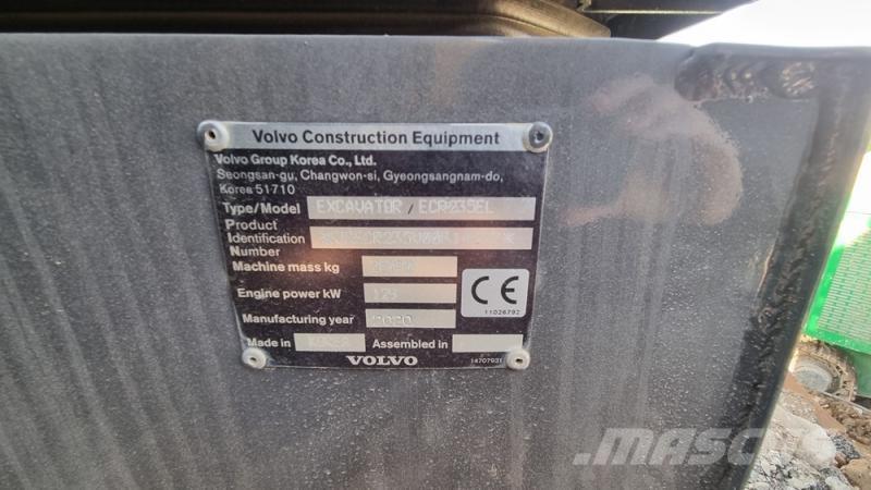 Volvo ecr235 Escavatori cingolati