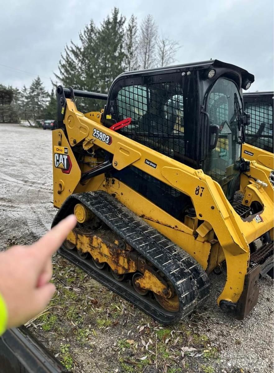 CAT 259D3 Mini Pale Gommate