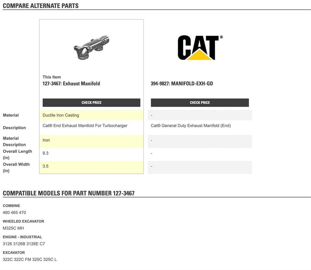 CAT 3126 Trasporto - Altro