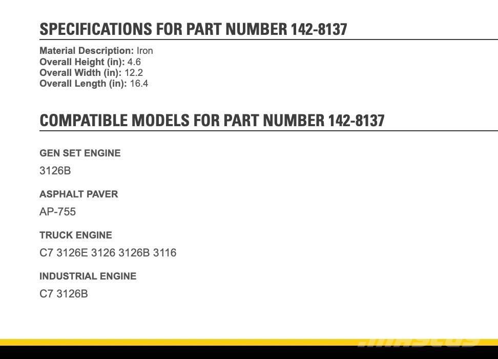 CAT 3126 Trasporto - Altro