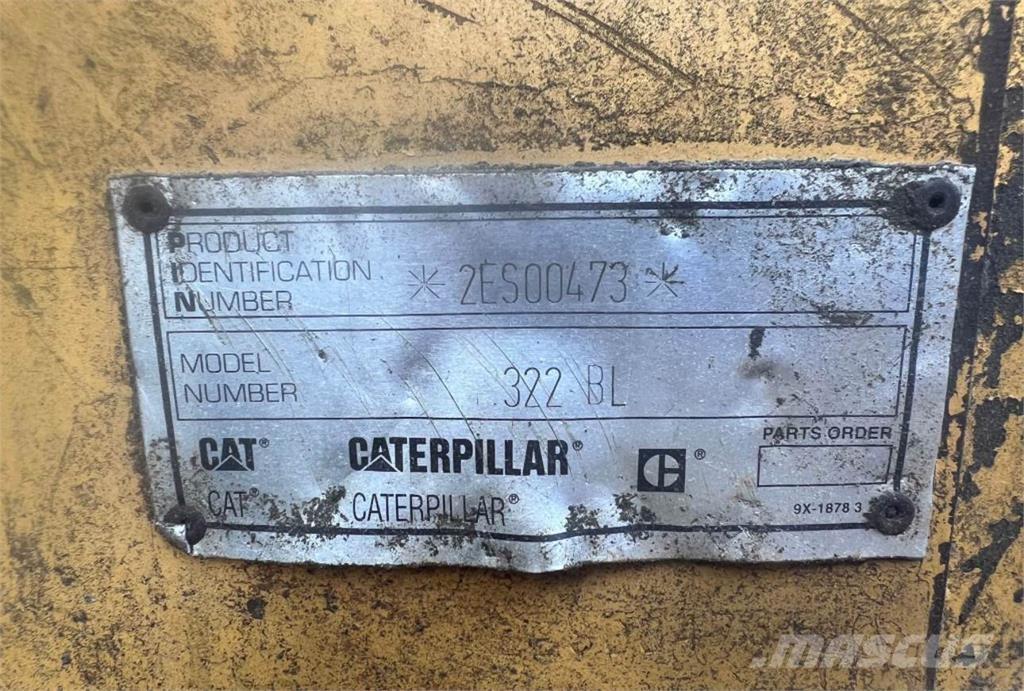 CAT 322BL Escavatori cingolati