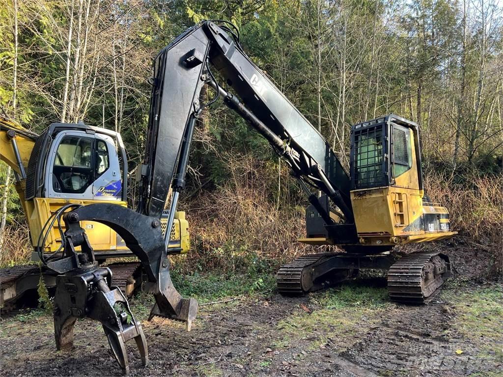 CAT 325BL Caricatronchi con base su rimorchio