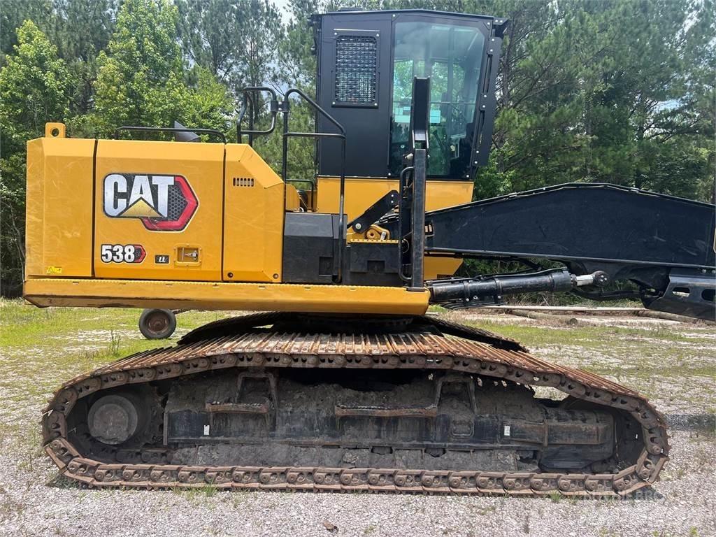 CAT 538 LL Caricatronchi con base su rimorchio