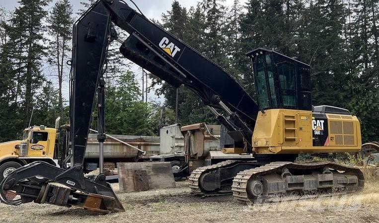 CAT 568 LL Caricatronchi con base su rimorchio