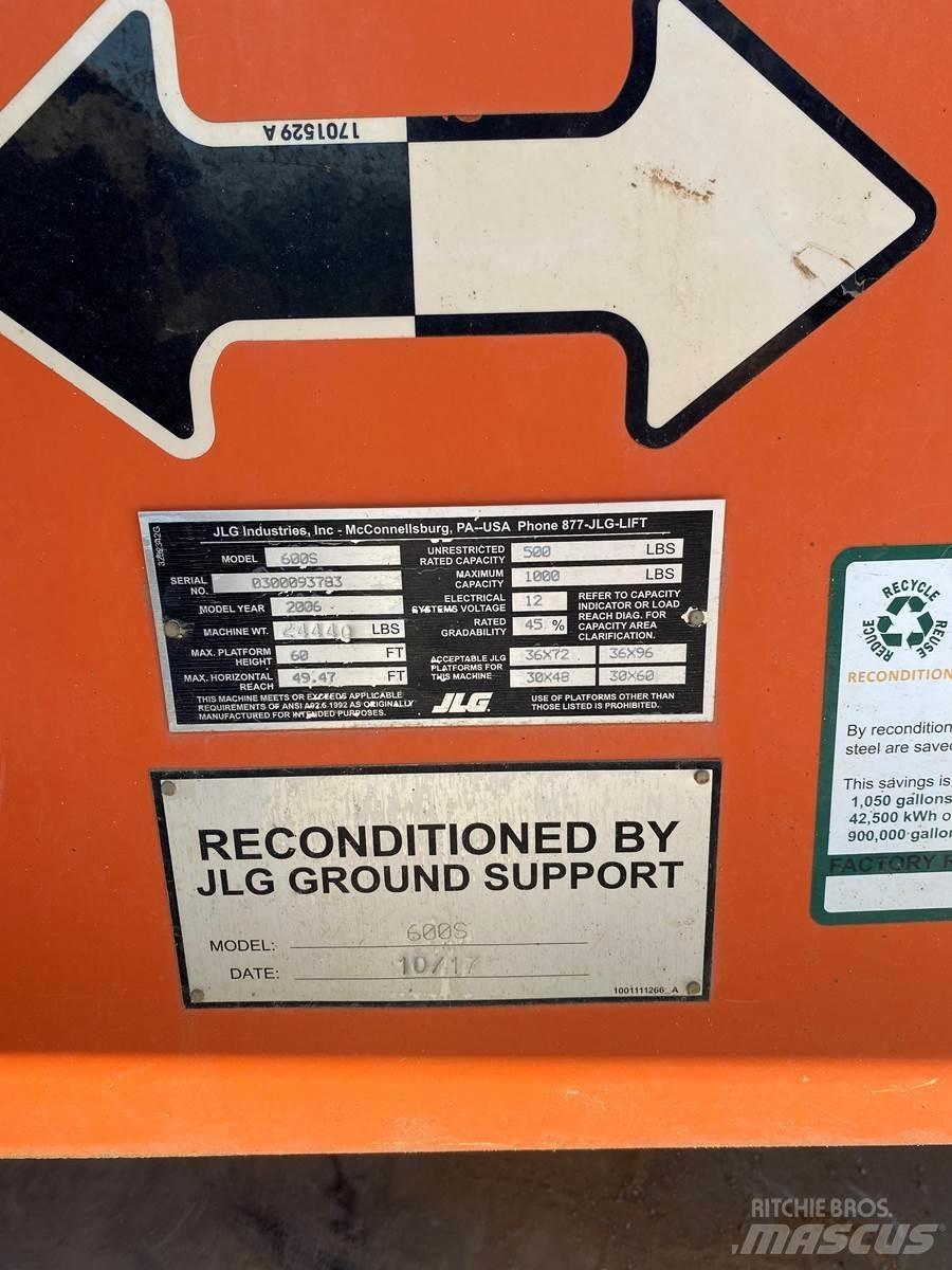 JLG 600S Piattaforme a braccio telescopico