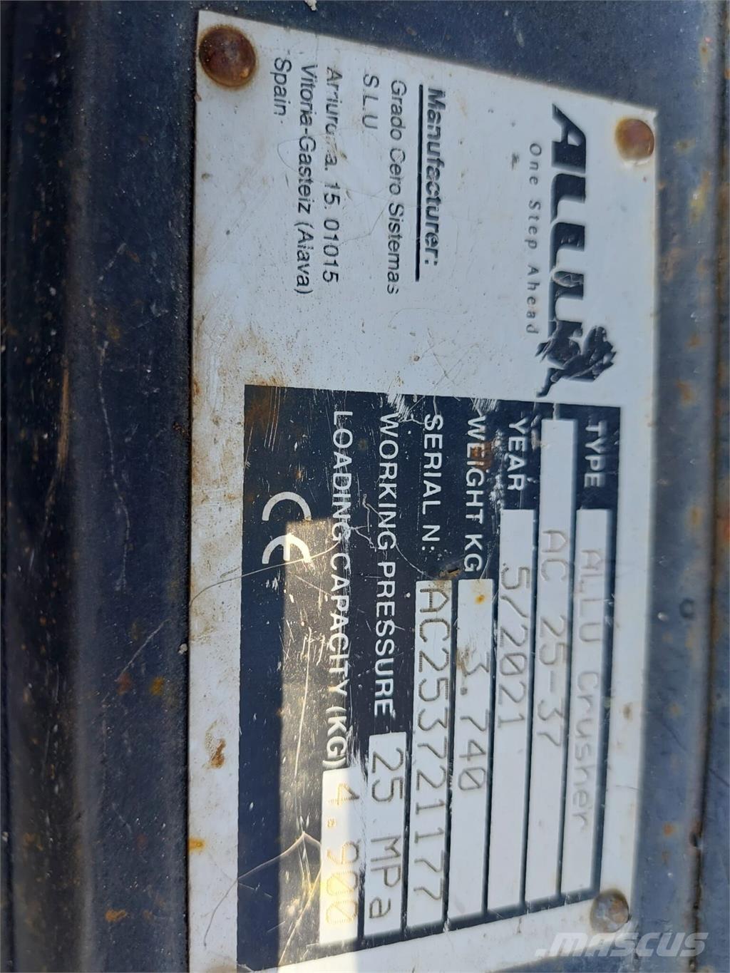 Allu AC 25-37 Costruzioni - Altro