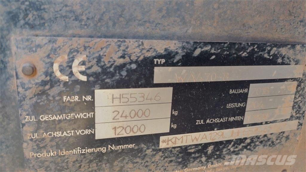 Komatsu WA 470-8 Pale gommate