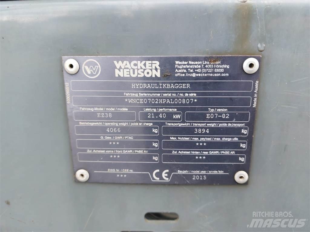 Wacker Neuson EZ38 Escavatori cingolati