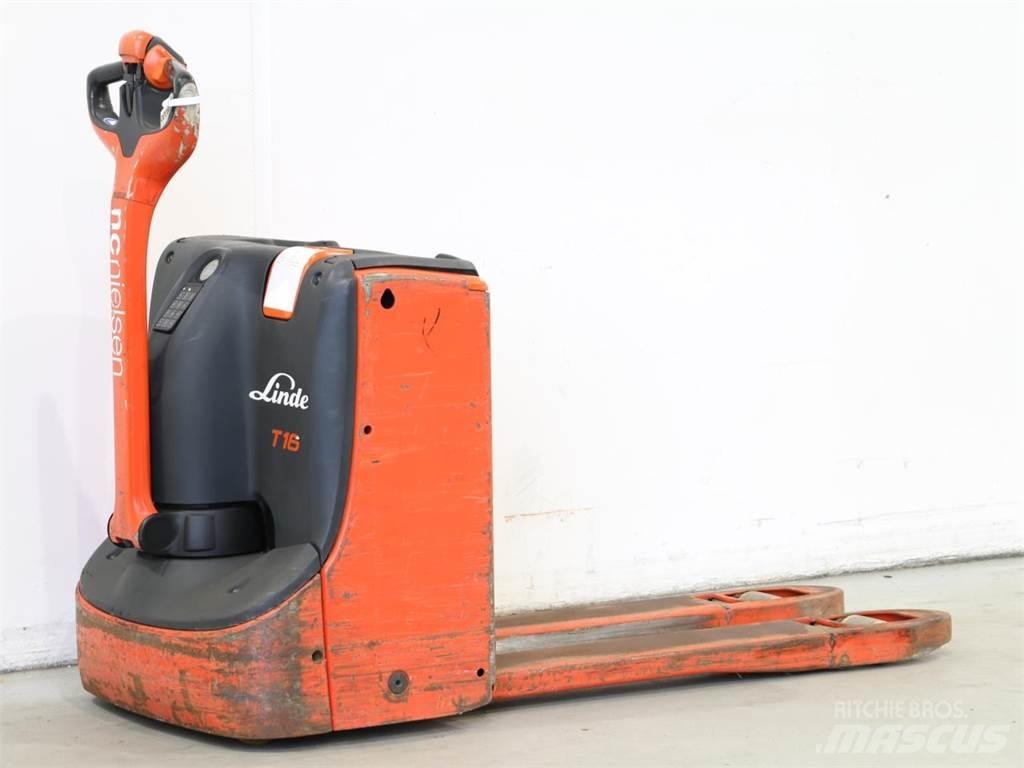 Linde T16/1152 Transpallet uomo a terra