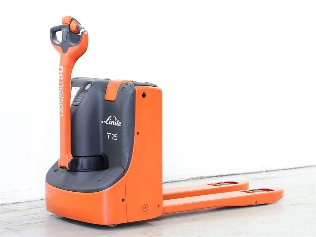 Linde T16/1152 Transpallet uomo a terra