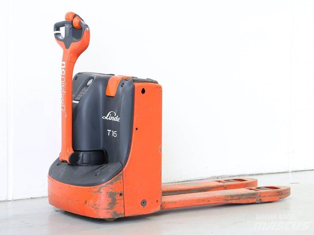 Linde T16/1152 Transpallet uomo a terra