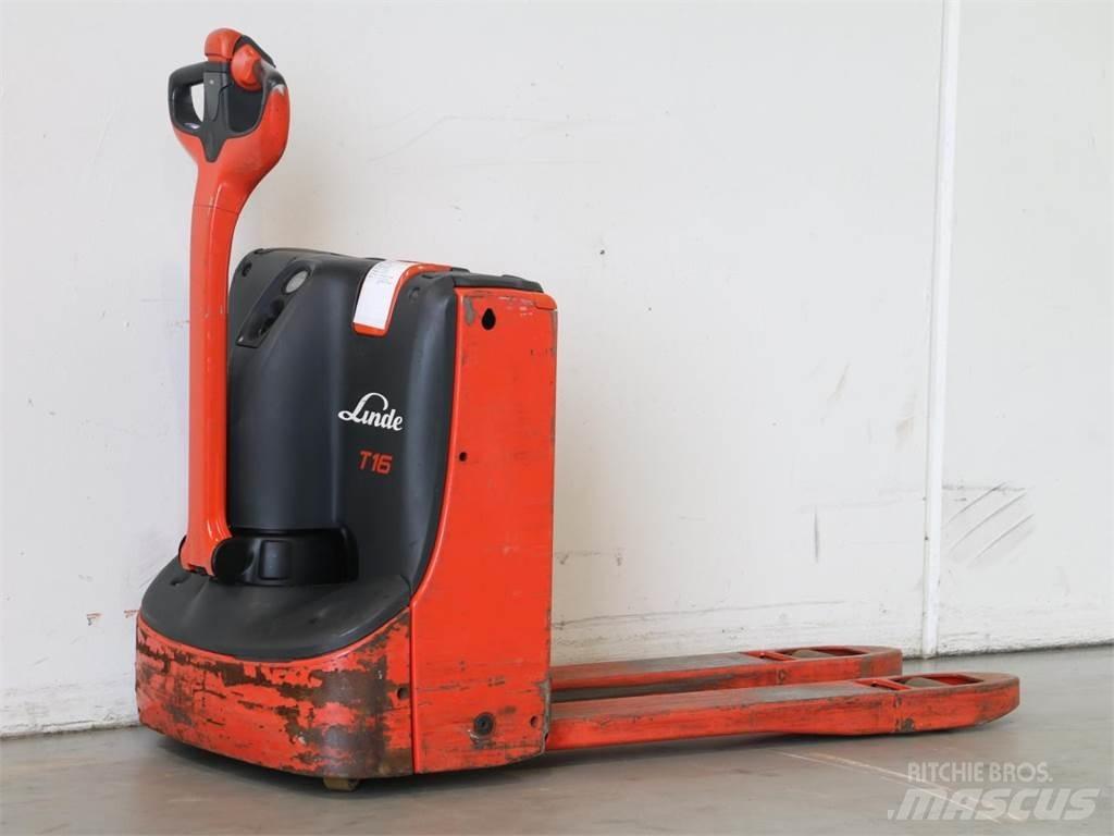 Linde T16/1152 Transpallet uomo a terra