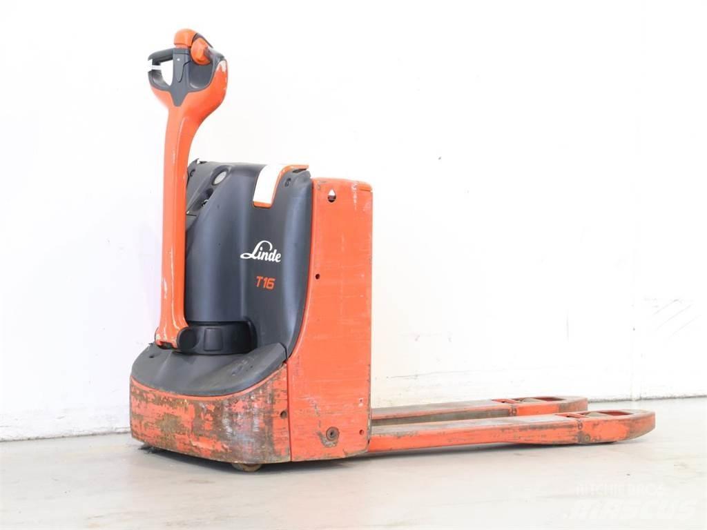 Linde T16/1152 Transpallet uomo a terra