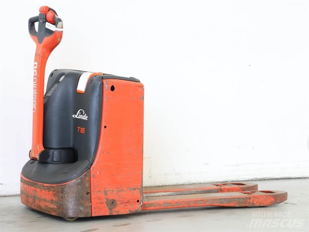 Linde T16/1152 Transpallet uomo a terra