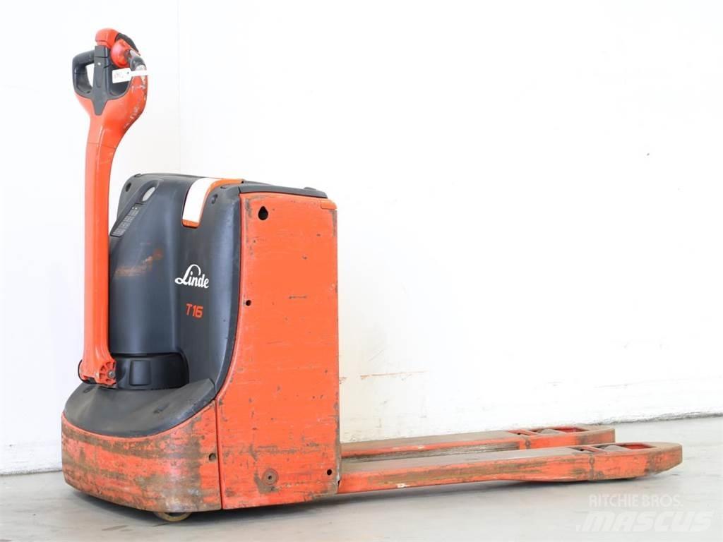 Linde T16/1152 Transpallet uomo a terra