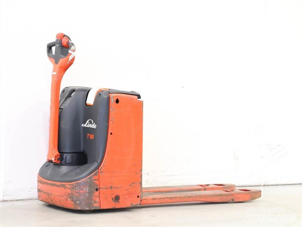 Linde T16/1152 Transpallet uomo a terra