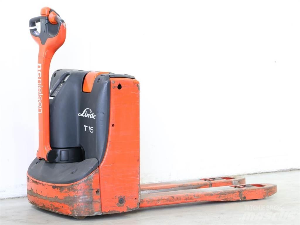 Linde T16/1152 Transpallet uomo a terra