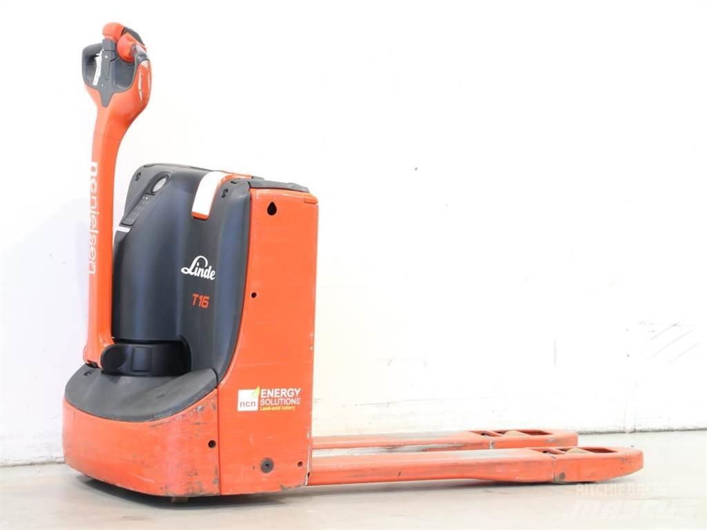 Linde T16/1152-02 Transpallet uomo a terra
