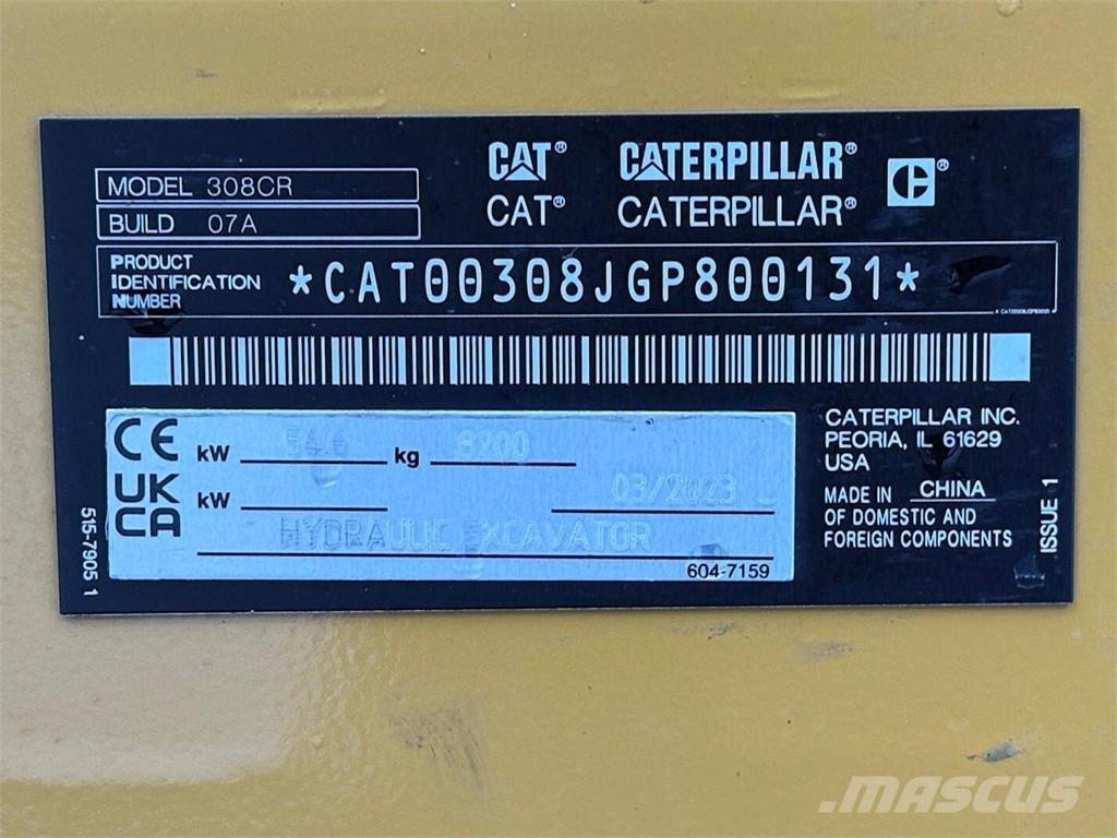 CAT 308 Escavatori medi 7t - 12t