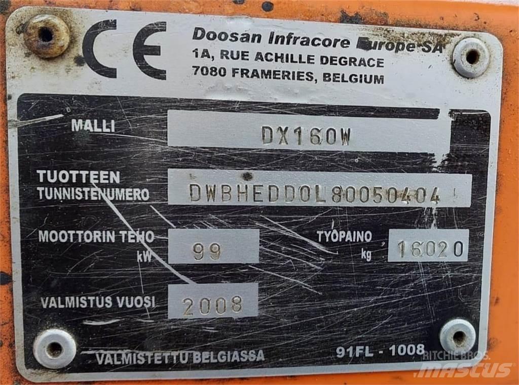 Doosan DX160W Escavatori cingolati