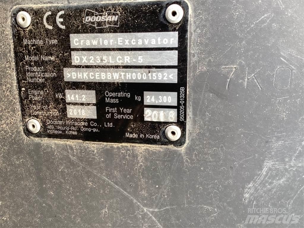 Doosan Dx235 LR 5 Escavatori cingolati