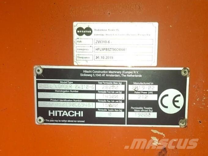 Hitachi ZW 310-6 Pale gommate