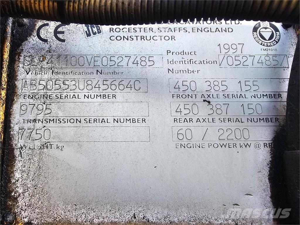 JCB 411 Pale gommate